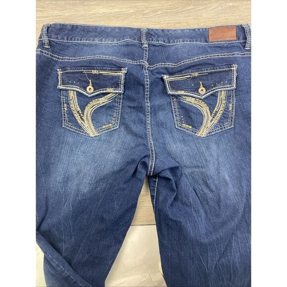 Ariya Jeans Women’s Size 20 Jeans Embroidered Flap Pocket Embellished 40x31 - Picture 9 of 11